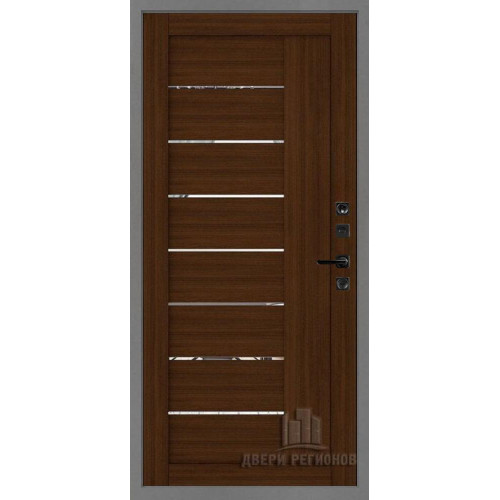 дверь Regidoors Сенатор SOLID LIGHT 2110 с зеркалом "Орех вельвет"