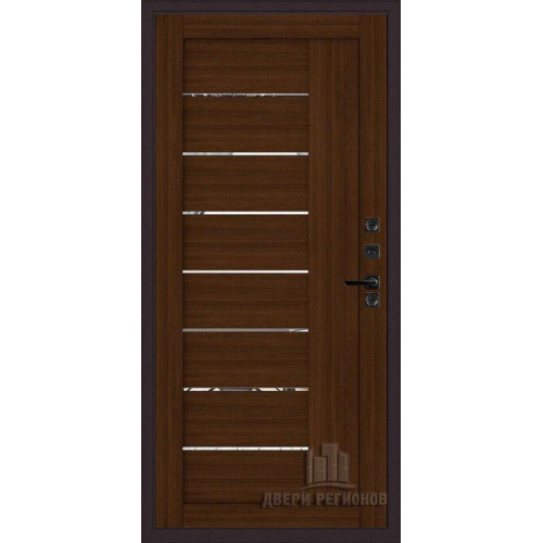 дверь Regidoors ПАНЦИРЬ ТЕРМО LIGHT 2110 с зеркалом "Орех вельвет"