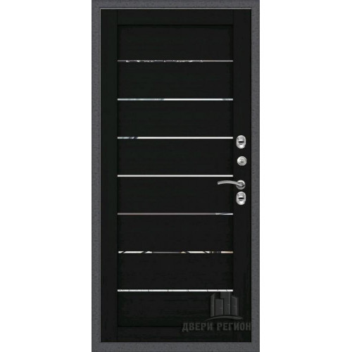 дверь Regidoors Термо 3 Серебро LIGHT 2125 с зеркалом "Шоко велюр"