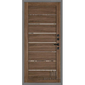 дверь Regidoors Сенатор SOLID LIGHT 2125 с зеркалом "Серый велюр"