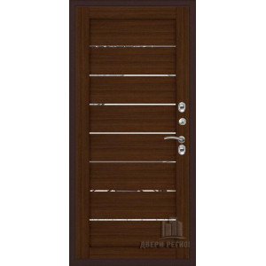 дверь Regidoors Термо 3 LIGHT 2125 с зеркалом "Орех вельвет"