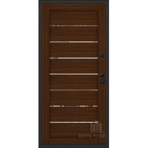 дверь Regidoors ЭЛИТ ТЕРМО LIGHT 2125 с зеркалом "Орех вельвет"