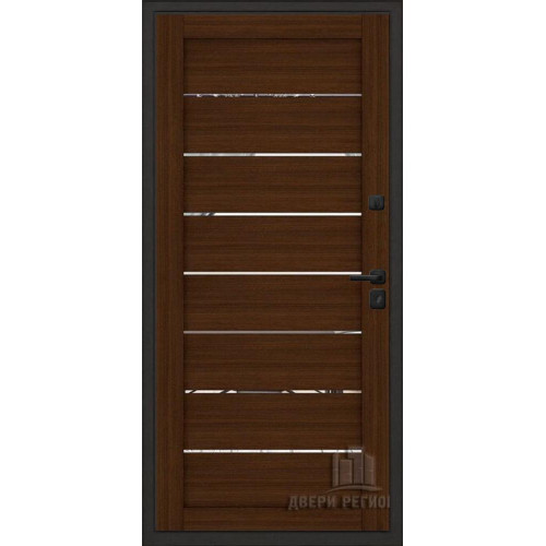 дверь Regidoors ЭЛИТ ТЕРМО LIGHT 2125 с зеркалом "Орех вельвет"