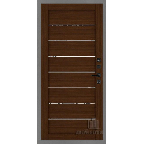 дверь Regidoors Сенатор SOLID LIGHT 2125 с зеркалом "Орех вельвет"