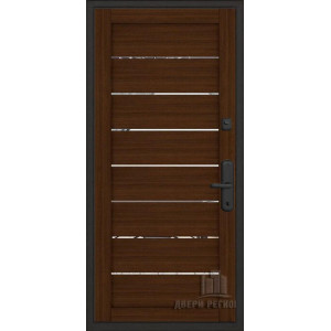 дверь Regidoors ФЛАГМАН ДОМИНИОН LIGHT 2125 с зеркалом "Орех вельвет"