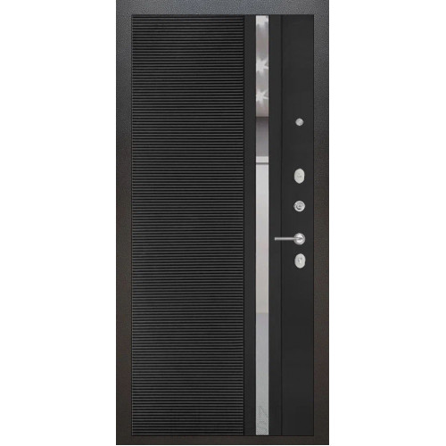дверь Labirint Silver 31, Цвет "Черный кварц"