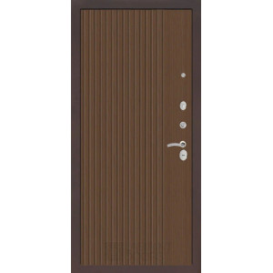 дверь Labirint Classic "Антик медный" 29 Хомс, Цвет "Дуб кантри темный"