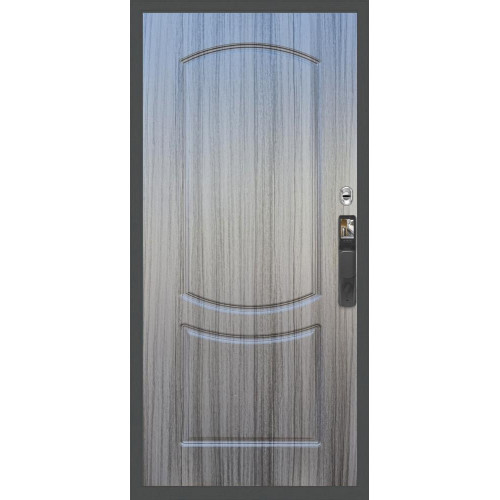 Стальная дверь Премиум ФЛ-185 Face ID ФЛ-123, Цвет "Сандал серый"