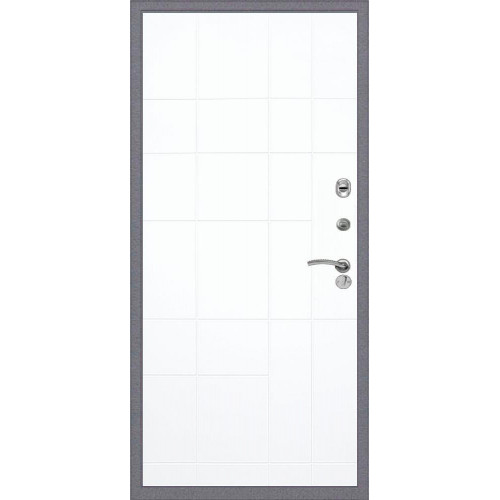 Стальная дверь Silver ФЛ-299, Цвет "Силк сноу"