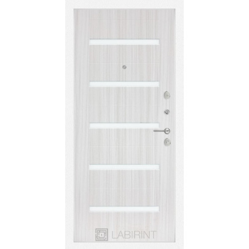 дверь Labirint Платинум 01 "Сандал белый"
