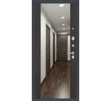 дверь Labirint Loft с зеркалом Максимум, Цвет "Венге"