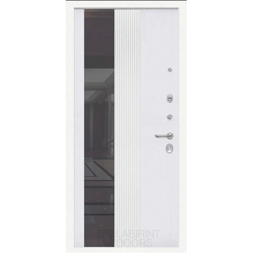 дверь Labirint Лайн WHITE 32, Цвет "Белый софт рельеф"
