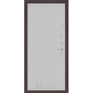 дверь Labirint Classic "Антик медный" 29 Хомс, Цвет "Белый софт рельеф"