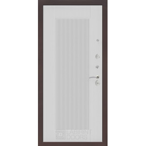 дверь Labirint Classic "Антик медный" 30 Амстрод, Цвет "Белый софт рельеф"
