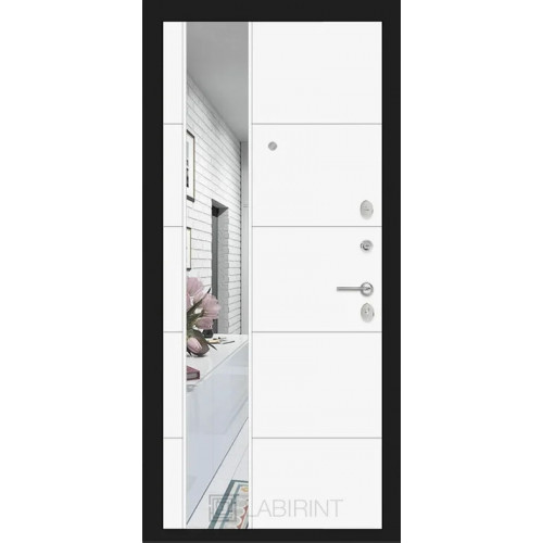 дверь Labirint Urban 19, Цвет "Белый софт"