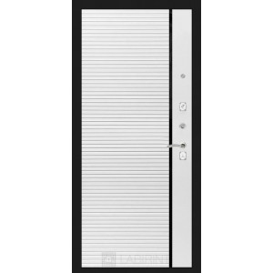 дверь Labirint Classic "Шагрень черная" 22, Цвет "Белый софт"