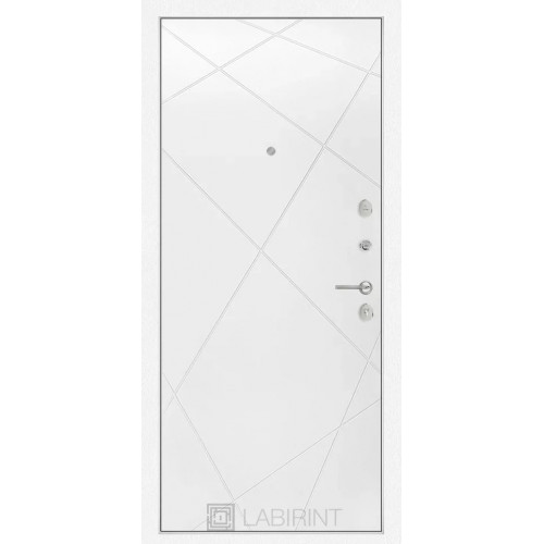 дверь Labirint Платинум 24, Цвет "Белый софт"