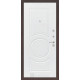 дверь Labirint Classic "Антик медный" 23, Цвет "Белый софт"