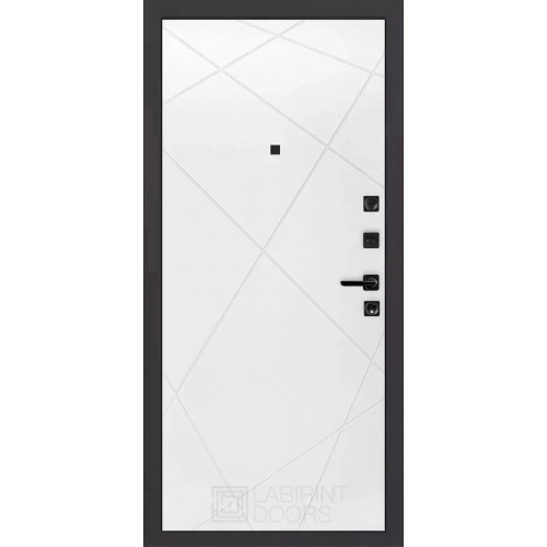 дверь Labirint Infinity 24, Цвет "Белый софт"