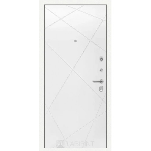 дверь Labirint Лайн WHITE 24, Цвет "Белый софт"